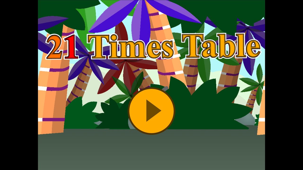 Numberblocks - 21 Times Table | Gameplay (mobile-friendly!) (link in description)