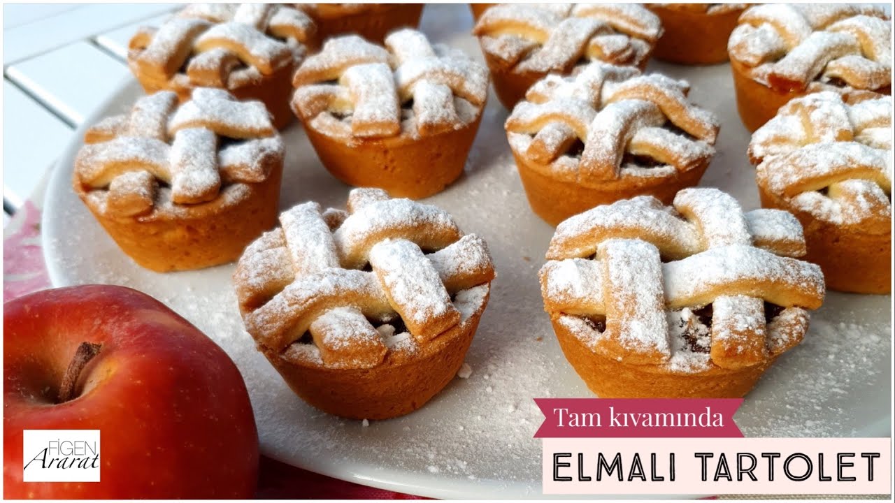 Garantili bayatlamayan Mini Elmalı tart / tatlı tarifleri / Figen Ararat