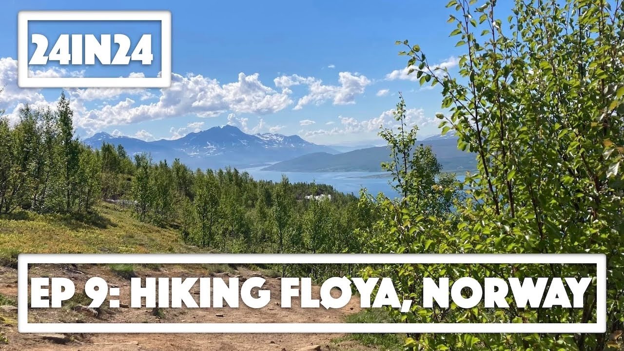 24in24 Ep 9: Hiking Fløya in Tromsø, Norway. Great hike with stunning views. Must do in Tromsø.