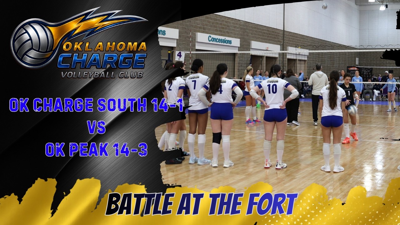 Oklahoma Charge South 14-1 vs OK Peak 14-3 #averyc12 #sports #volleyball