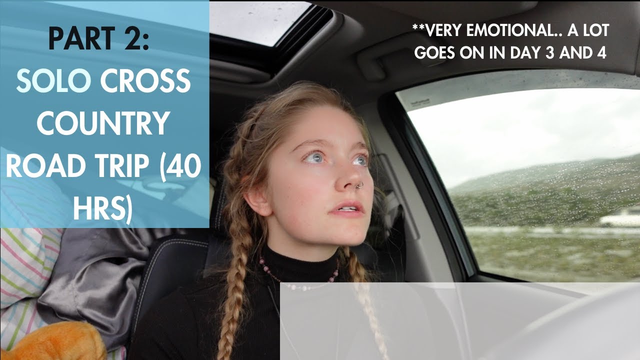 PART 2: SOLO PA TO LA Cross Country Road Trip ( 4O hours ) |  VERY EMOTIONAL