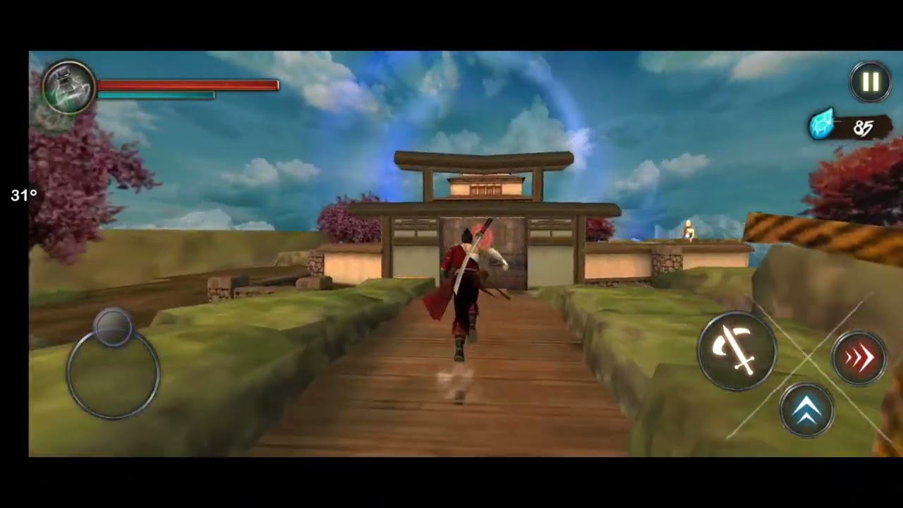 Takashi Ninja Warrior [Android], Gameplay, 