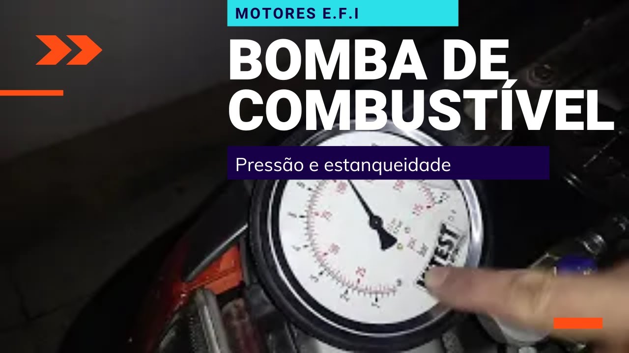 Teste press&atilde;o e estanqueidade bomba de combust&iacute;vel Kadett-Monza EFI