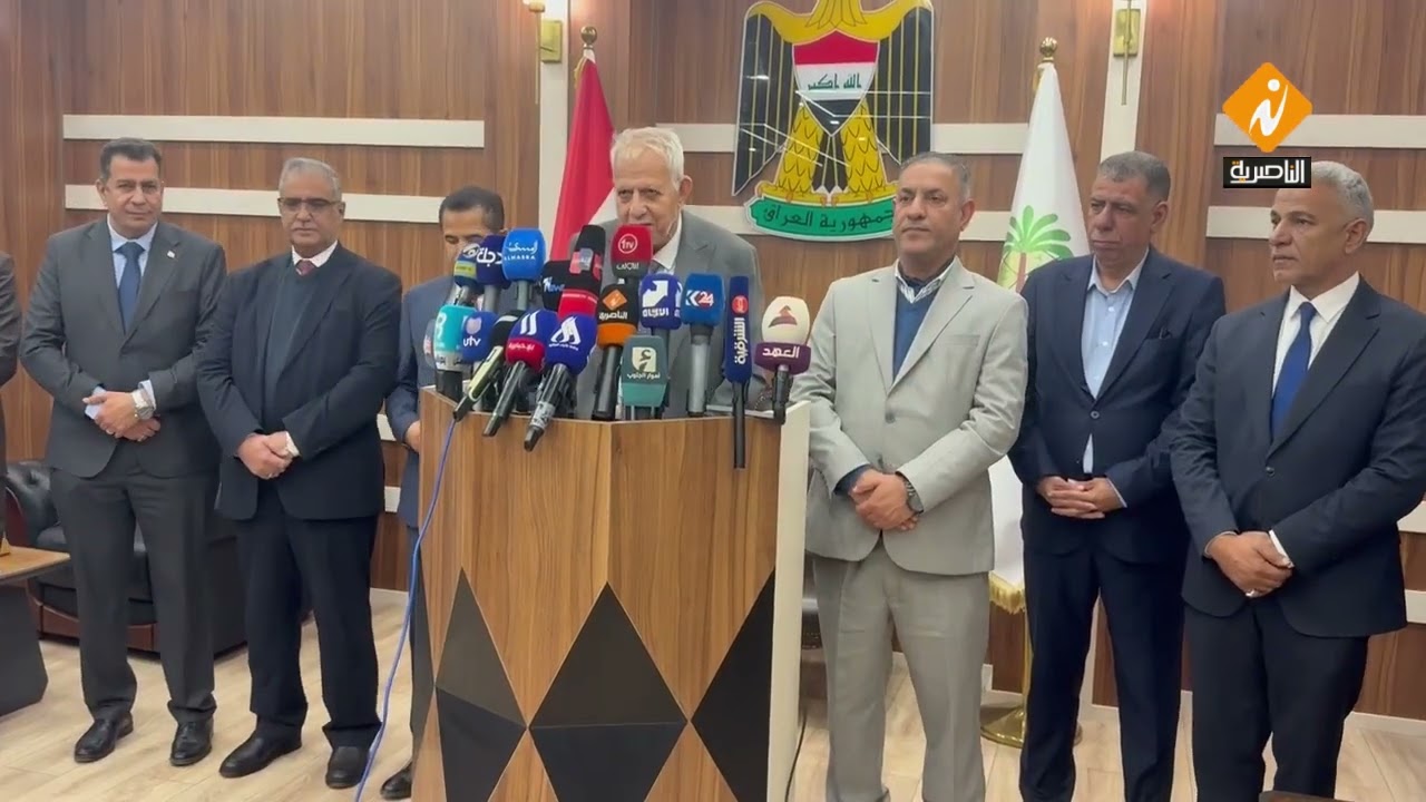 في مؤتمر صحفي.. محافظ ذي قار يعلن خلو المحافظة من اي ملوث إشعاعي