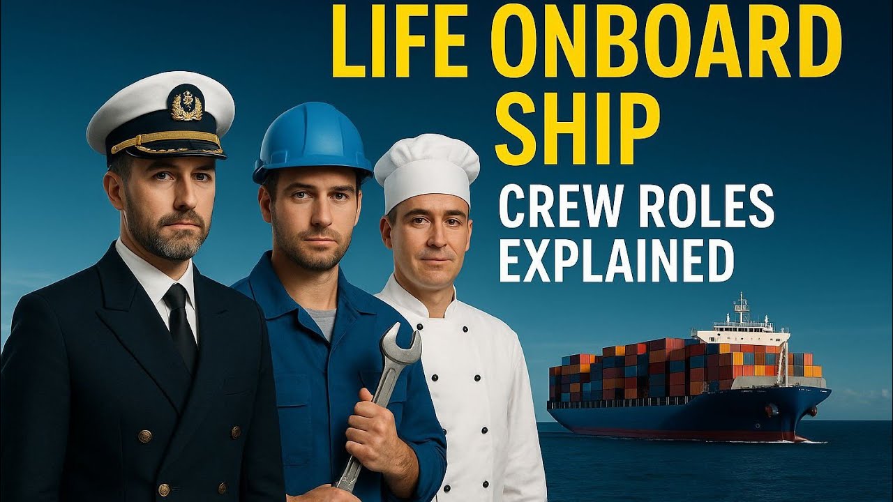 Life Onboard Ship; Roles & Responsibilities of Seafarers Explained