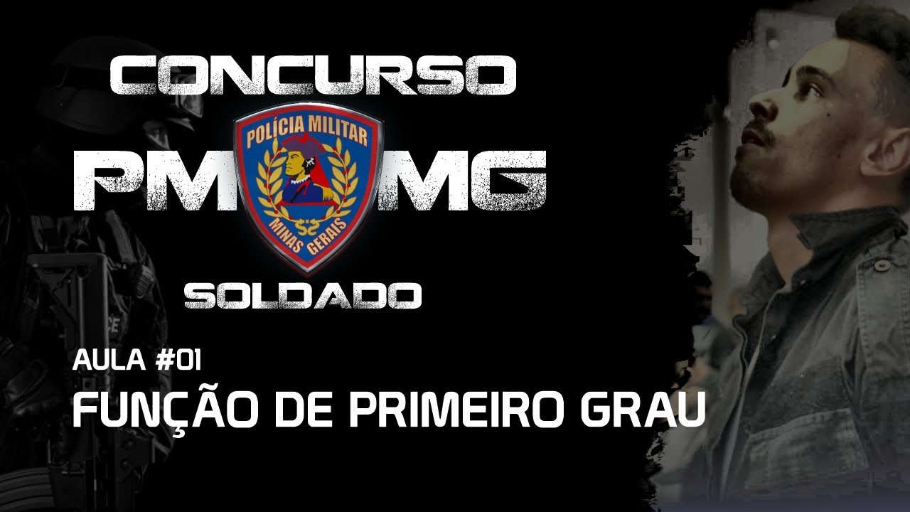 Concurso PMMG 2023 Soldado Matemática | Aula #01 Função de Primeiro Grau