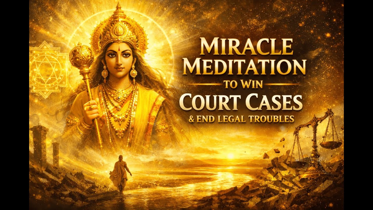 MOST POWERFUL Maa Baglamukhi Meditation | End Court Cases, Legal Problems & False Accusations