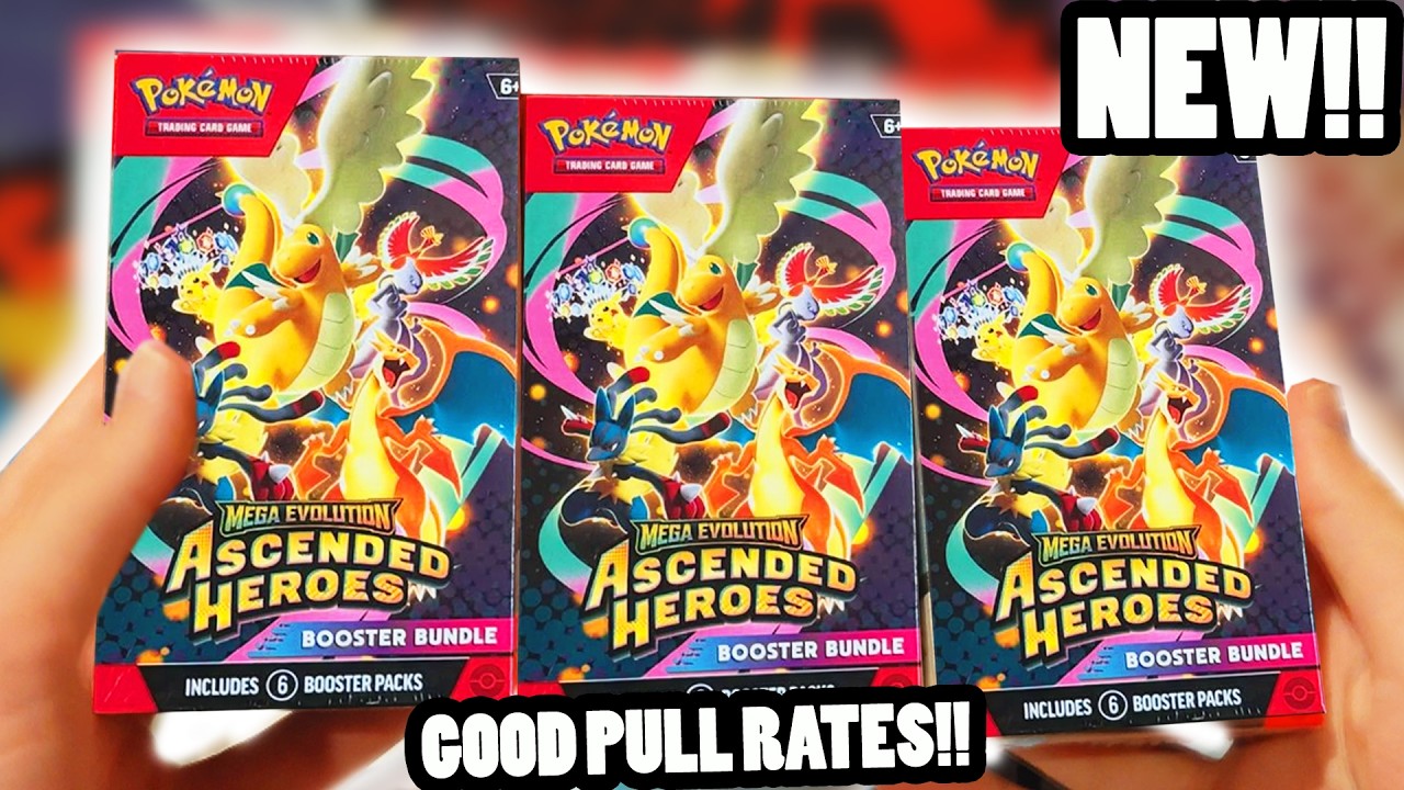 Открываю НОВЫЕ бустерные наборы Pokemon Ascended Heroes!!