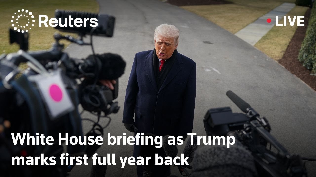 LIVE: White House briefing on Trump's one year back in office