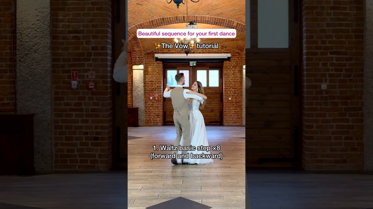 beautiful sequence for your first dance | THE VOW - Tutorial 💃🏼🕺 #weddingdance