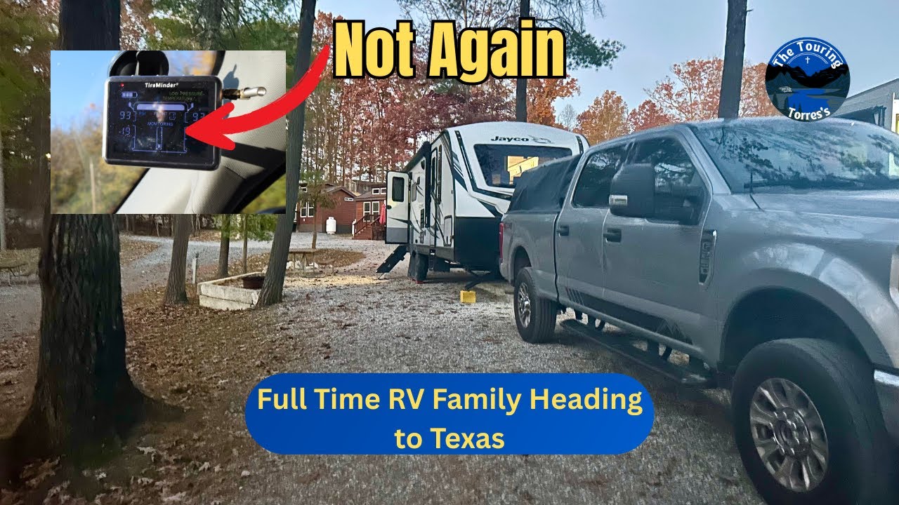Another Tire Scare on the Road to Texas | Full Time RV Tire Safety Tips | S2 Ep4
