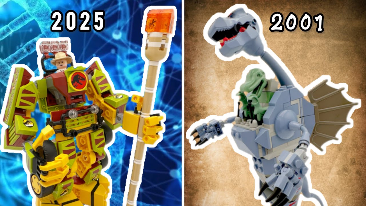 I built LEGO DINOSAUR MECHS