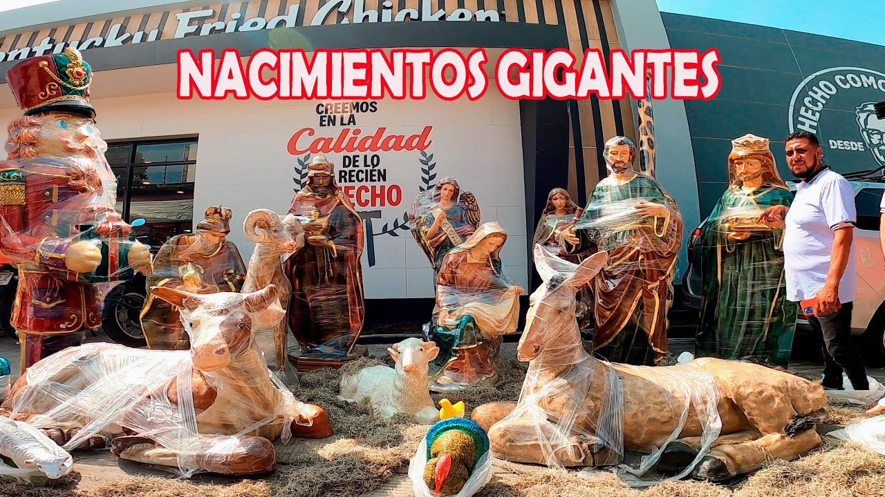 Tonalá Tianguis navideño 2023 Nacimientos Gigantes chino Jarero