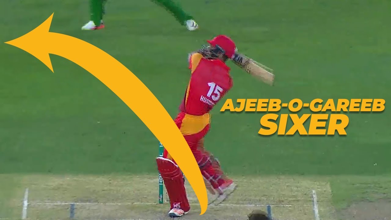 Unbelievable Sixer by Hussain Tallat