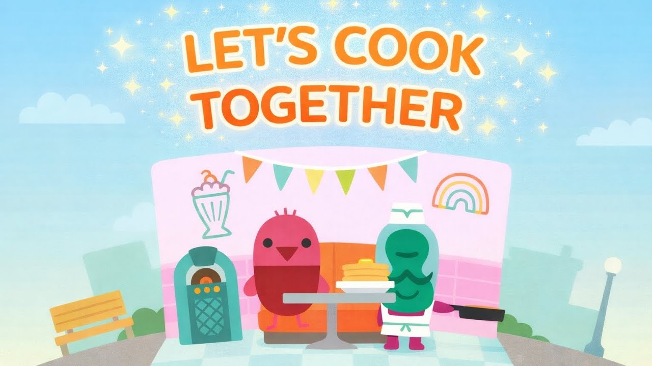 Let’s Cook Together!  Fun Diner Cooking for Kids
