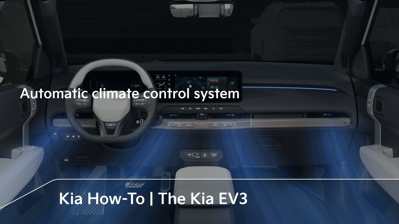 Automatic climate control system | The Kia EV3