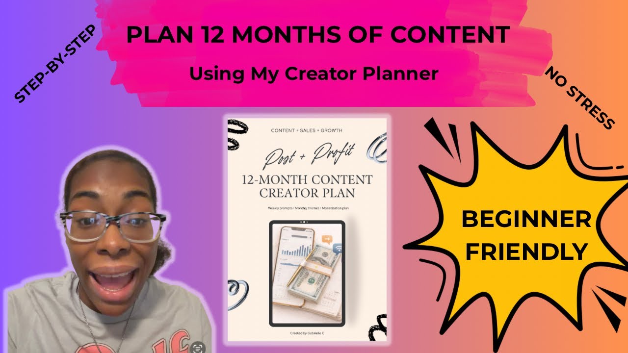 How I Plan 12 Months of Content Fast (Beginner Creator System)