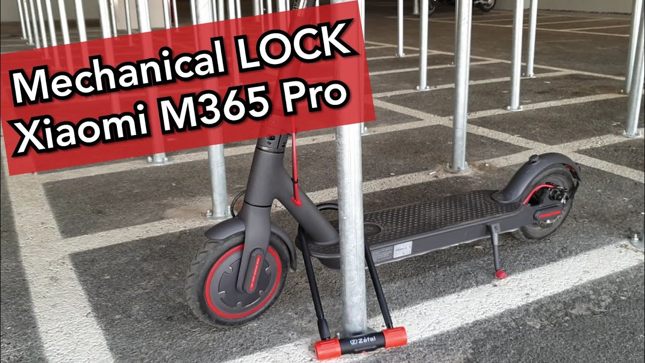 Механический ЗАМОК в общественных местах - Xiaomi M365 / Xiaomi M365 Pro