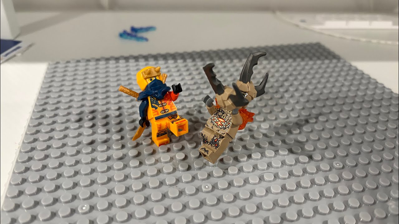 Lego Ninjago season one episode four Aaron versus the elemental rock monster