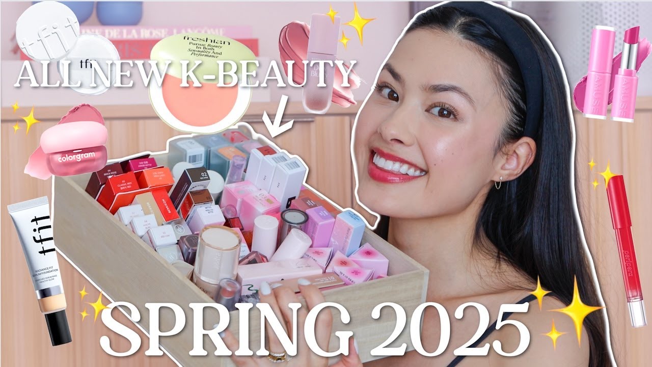 NEW IN K-BEAUTY SPRING DROP ✨  Trying a TON of Trending New Launches!