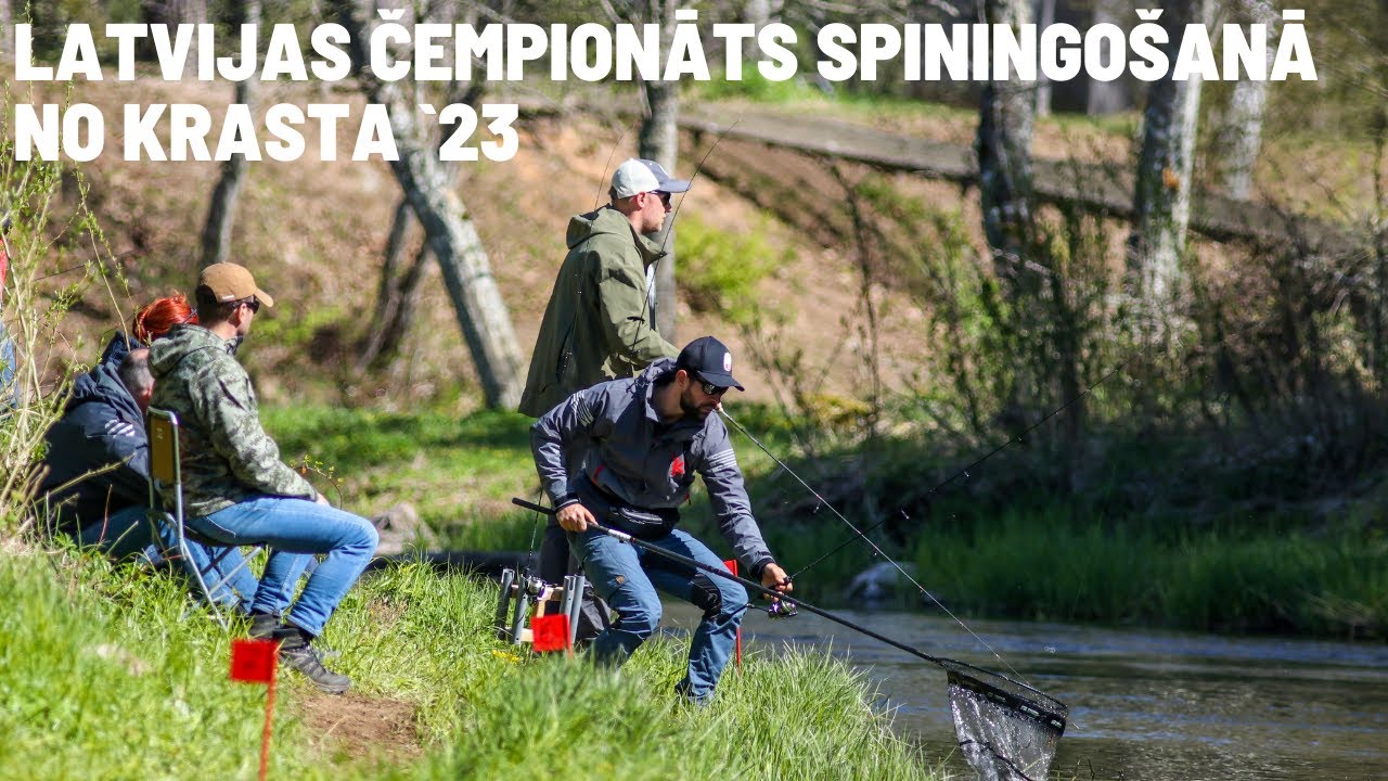 Ieskats Latvijas čempionātā spiningošanā no krasta 2023.