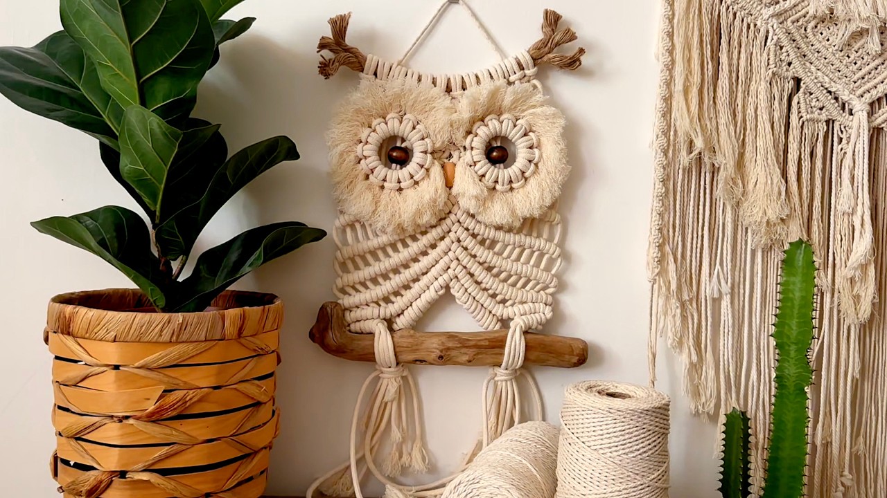 DIY: Easy Macrame Owl 🦉 2024