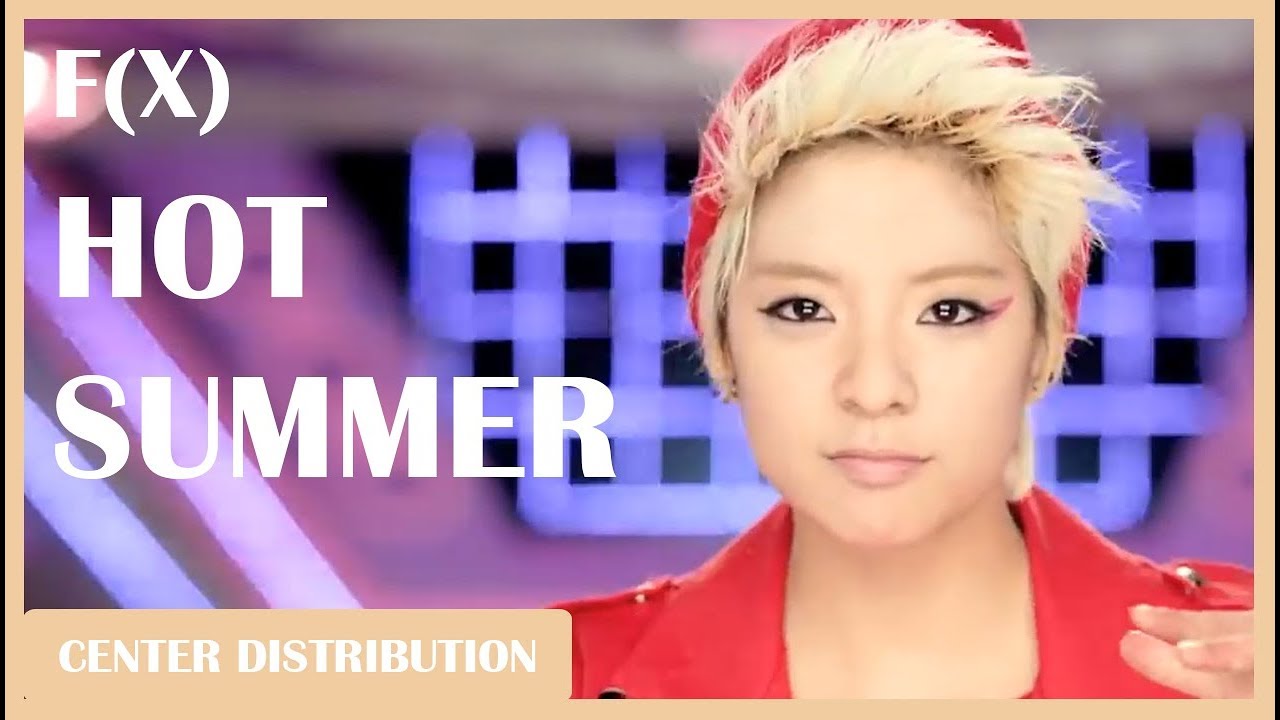 F(X) - Hot Summer: Center Distribution (Color Coded)