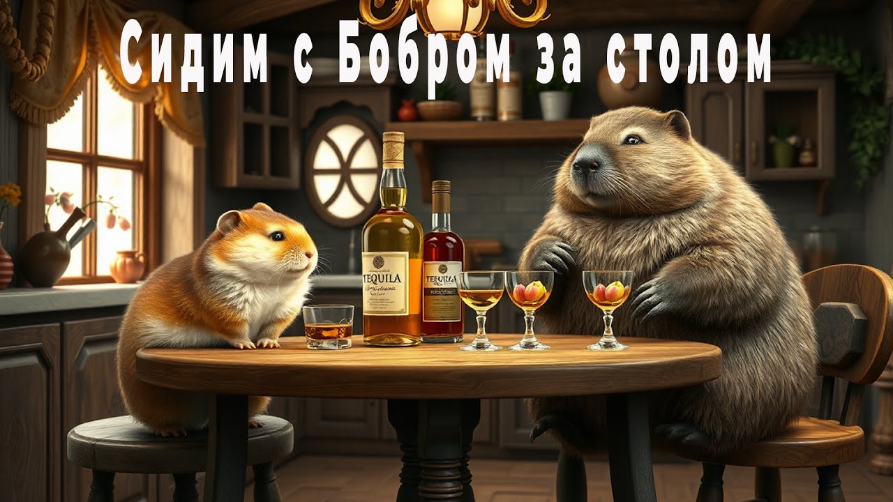 Сидим с Бобром за столом. #visualfantasy #recommended  #top #youtube #youtuberlikes