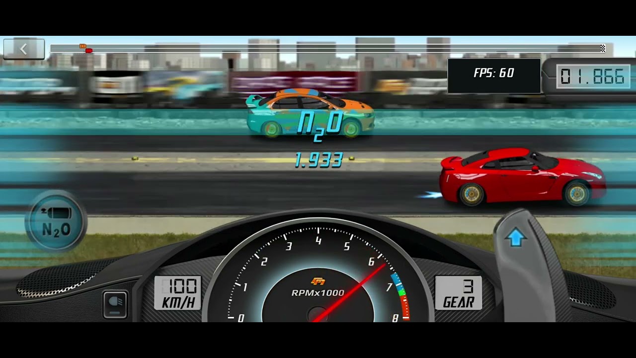 Drag Racing Nissan GT-R R35 Level 5 1/4 Mile Tune [9.065]
