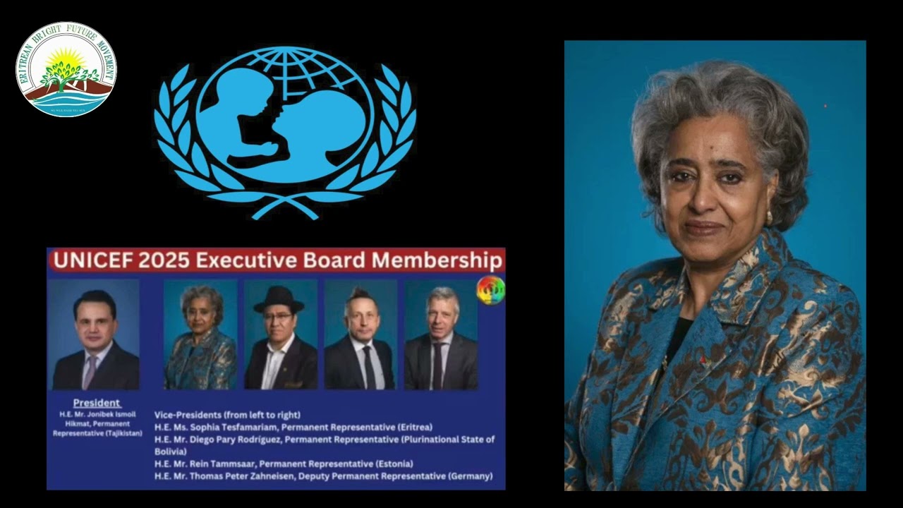 The Falsehood Of Sophia Tesfamariam for the position of vice president of the UNICEF Executive Board