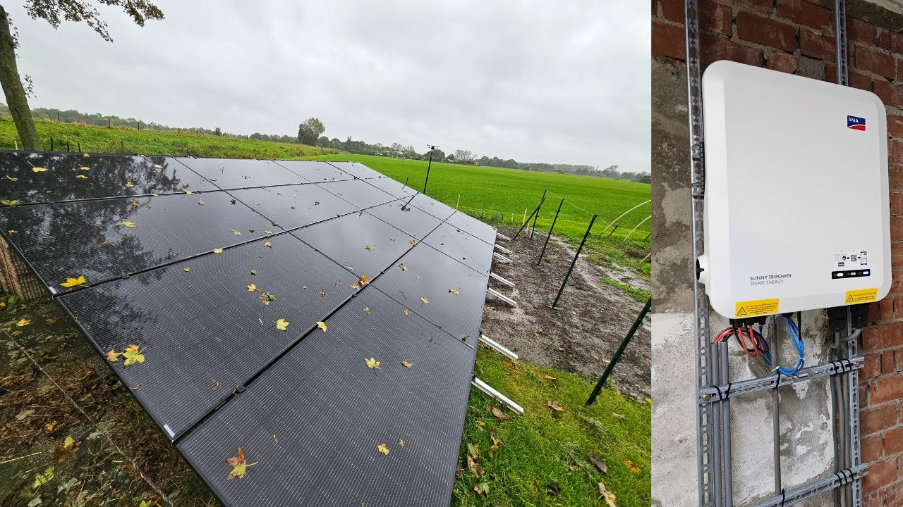Dennis Duurzaam 1 - Off Grid met SMA Hybride omvormer met 32zonnepanelen en automatische schakeling