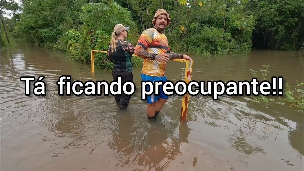 CABECEIRA DO RIO ARAGUAIA ENCHEU E TA FICANDO PREOCUPANTE!!pescaria.