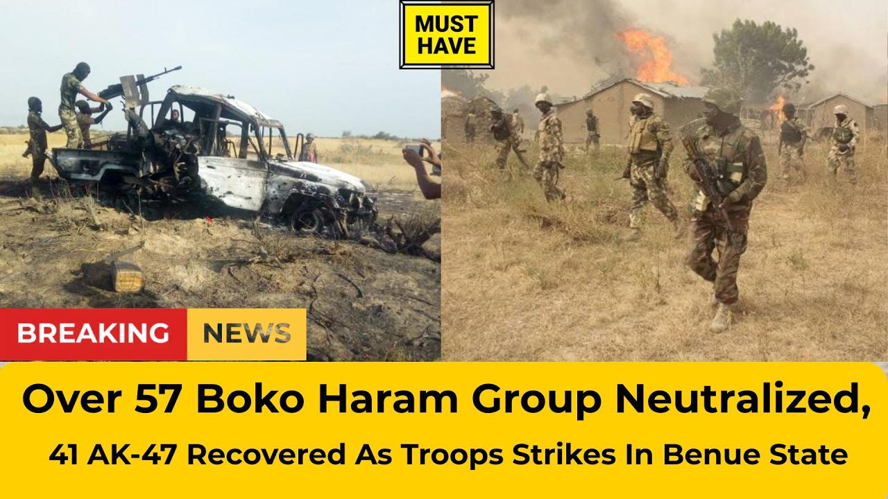 Breaking: Over 57 Boko Haram Group Unalived, 41 AK-47 Recovered In A  Major Operation in Benue