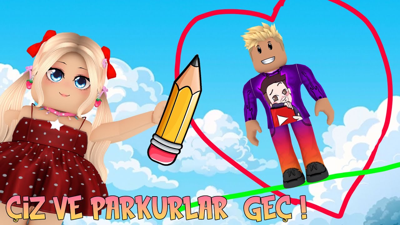 Çiz ve Parkurları Geç | Roblox New Doodle Obby
