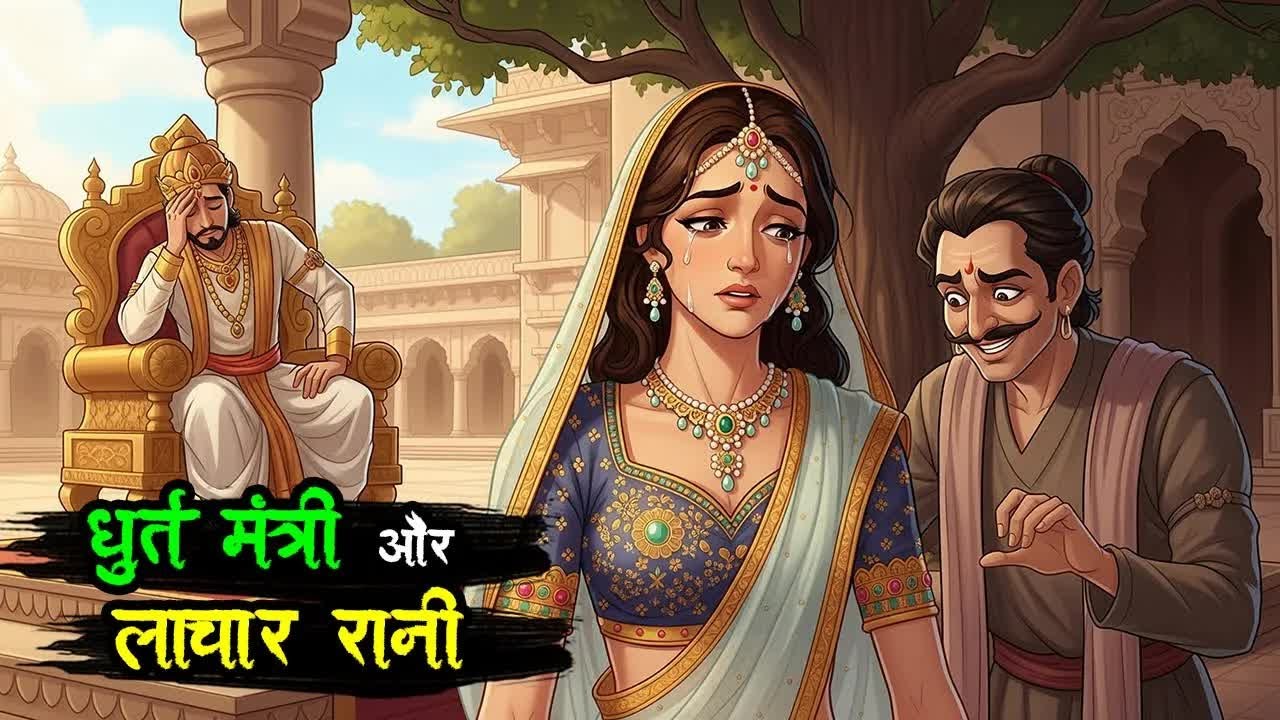 KTV724  चालबाज मंत्री लाचार रानी, Man Ko Chhu Lene Wali 2 Kahaniya, New Hindi Story.