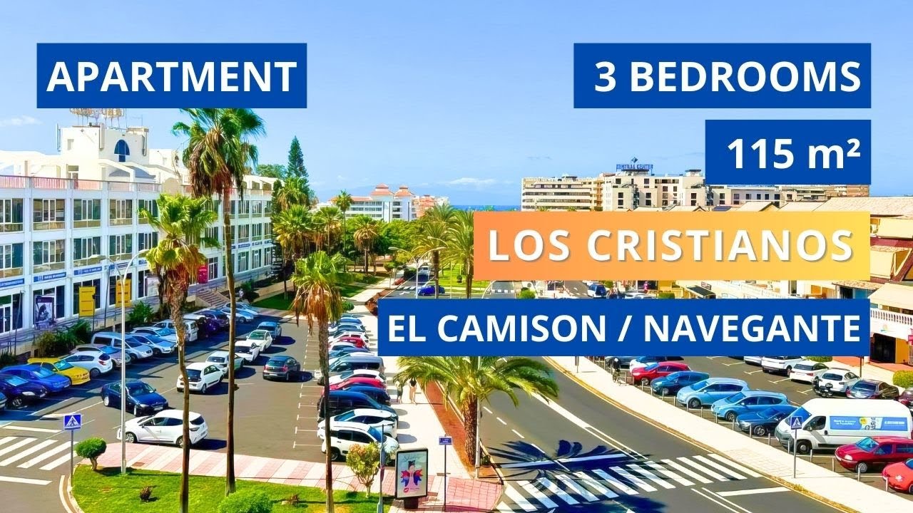 Apartment, 3 bedrooms. Los Cristianos, El Navegante #camison #tenerife