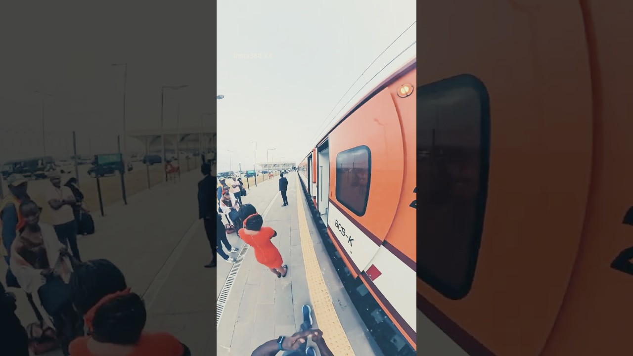 Tanzania on the move! 🚄⚡ First electric train in East Africa! #electricrailway #africa