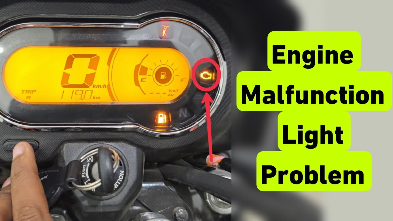 Bike Engine Malfunction Light Problem | Splendor Bike Me Engine Light Problem 