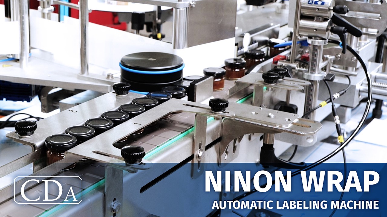 Ninon Wrap - Automatic labeler for wrap-around labeling of cylindrical products - CDA
