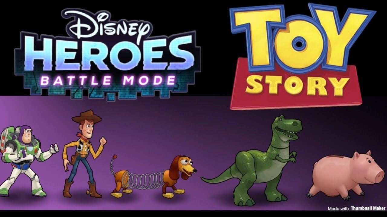 КОМАНДА ИСТОРИИ ИГРУШЕК — Disney Heroes: Battle Mode — Хэмм, Рекс, Слинки Дог, Вуди и Базз Лайтер
