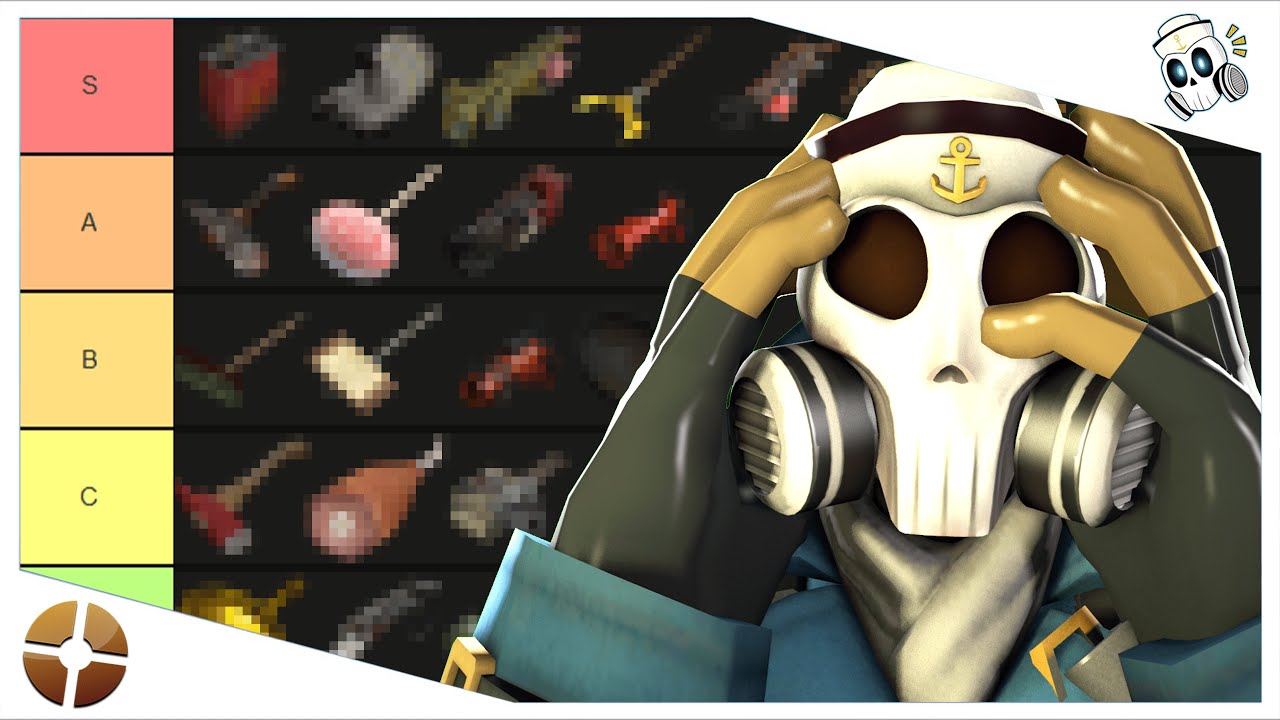 Oficjalna Tier Lista Broni dla PYRO [TF2]