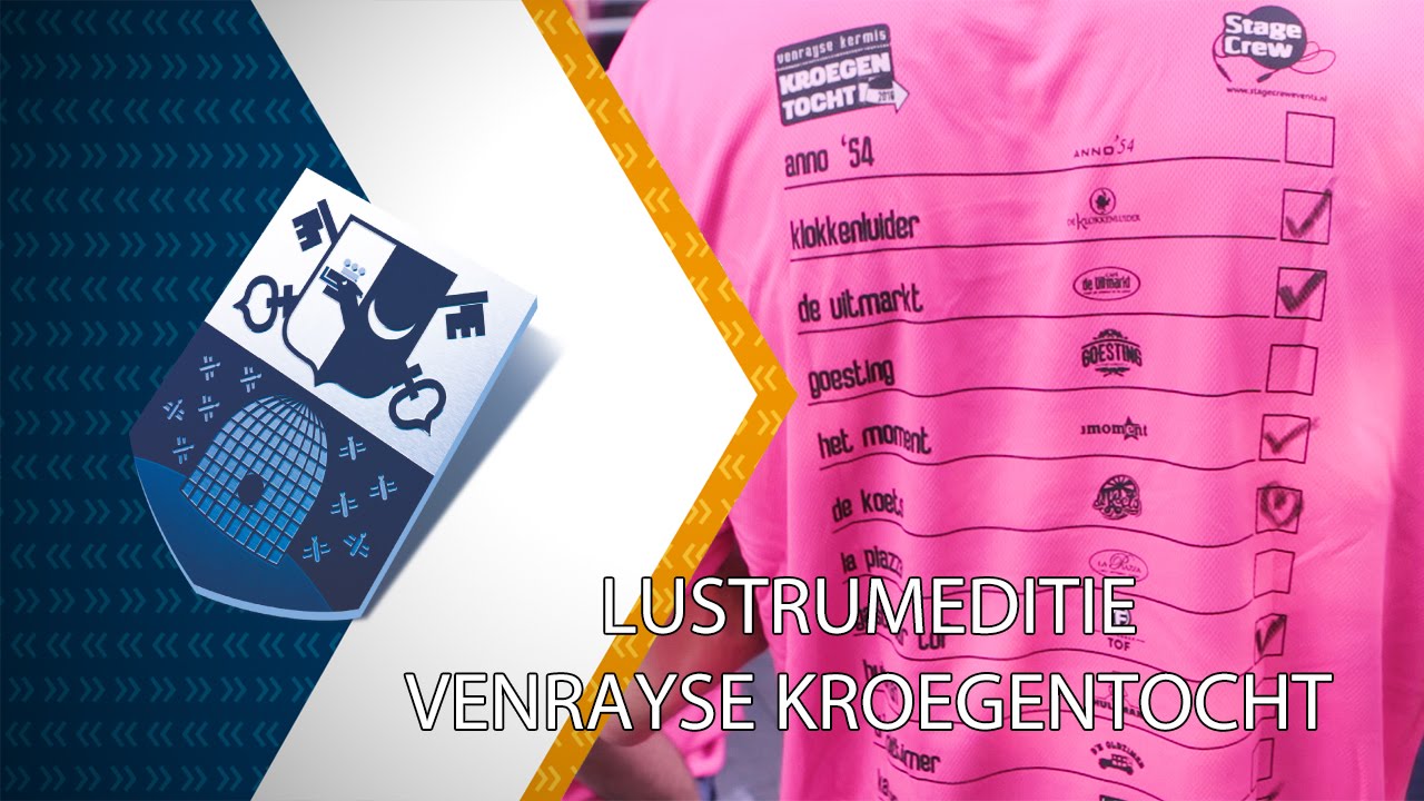 Lustrumeditie Venrayse Kroegentocht - 10 augustus 2016 - Peel en Maas TV Venray