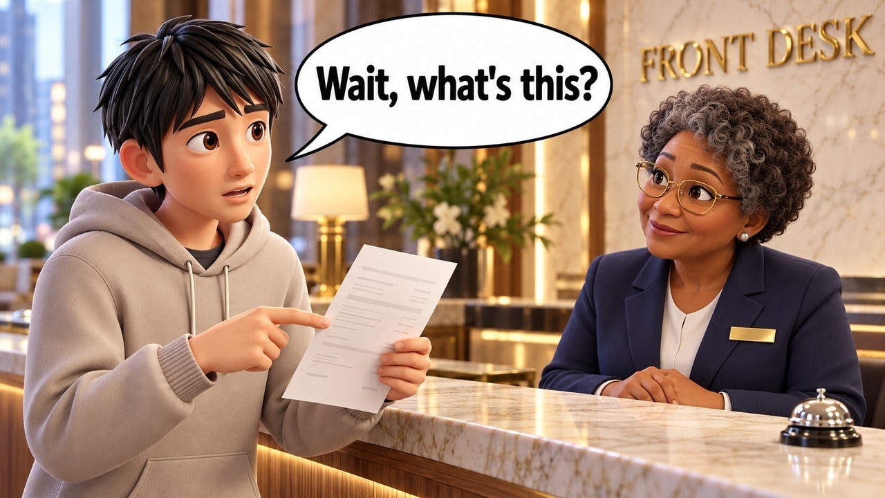 🏨 Any Charges to the Room? Checking Out of an American Hotel | Slow and Easy English Story