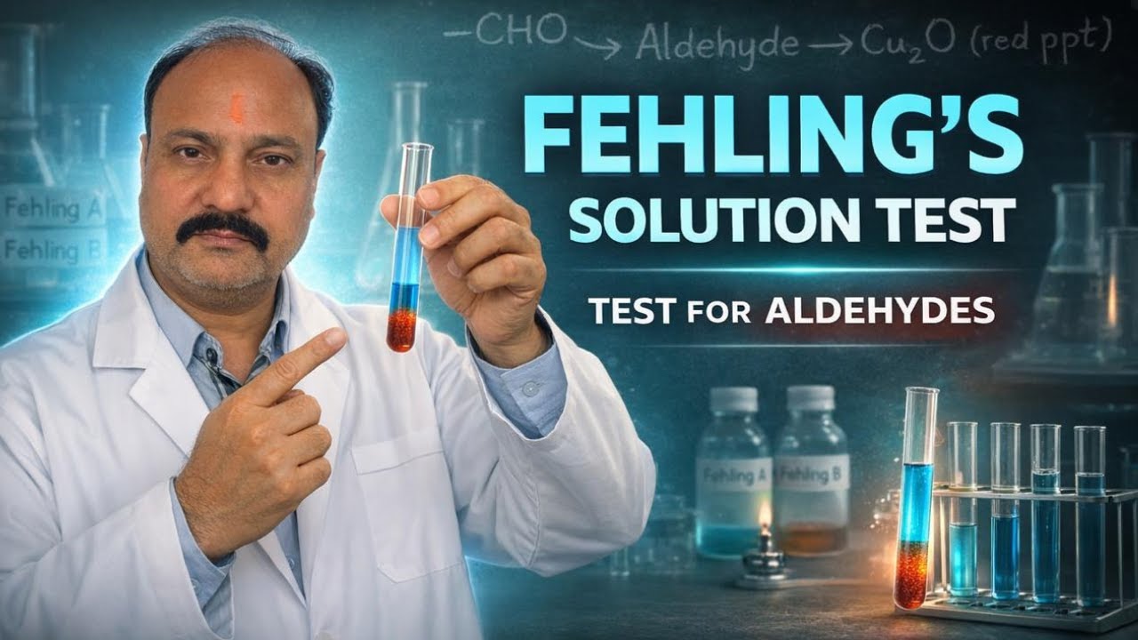 Fehling’s Solution Test | Test for Aldehydes | Organic Chemistry | Anand Tiwari Sir