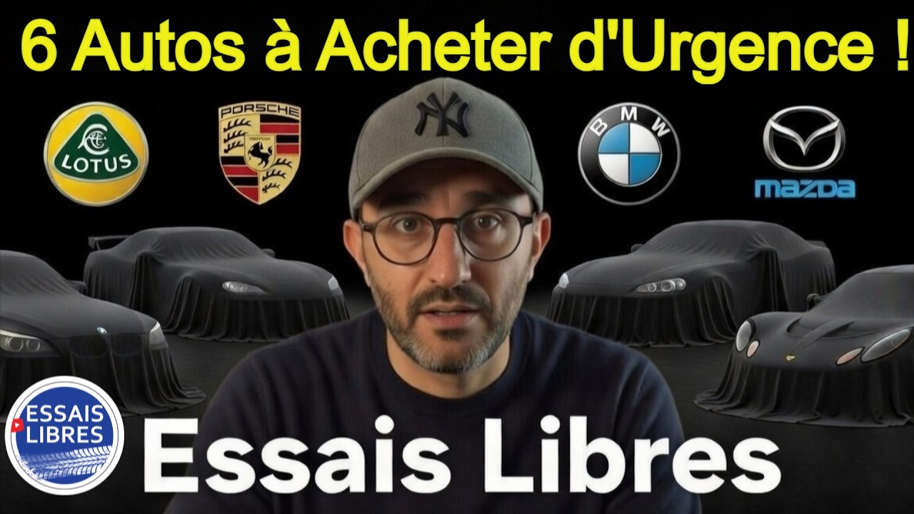 JE VOUS DONNE LES 6 AUTOS (anciennes) &Agrave; ACHETER D'URGENCE ! (Essais News)
