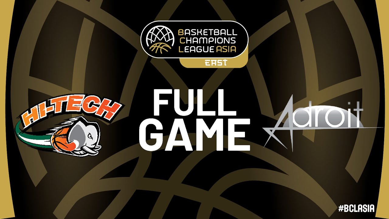 Hi-Tech Basketball Club v Adroit | Full Basketball Game | #BCLASIA - EAST 2025
