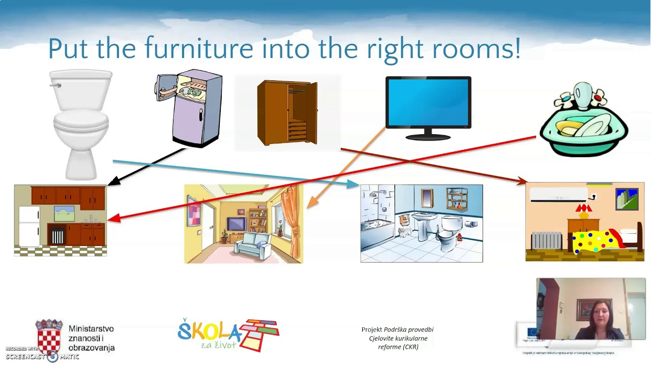 Engleski jezik 3.r. - Rooms and Furniture