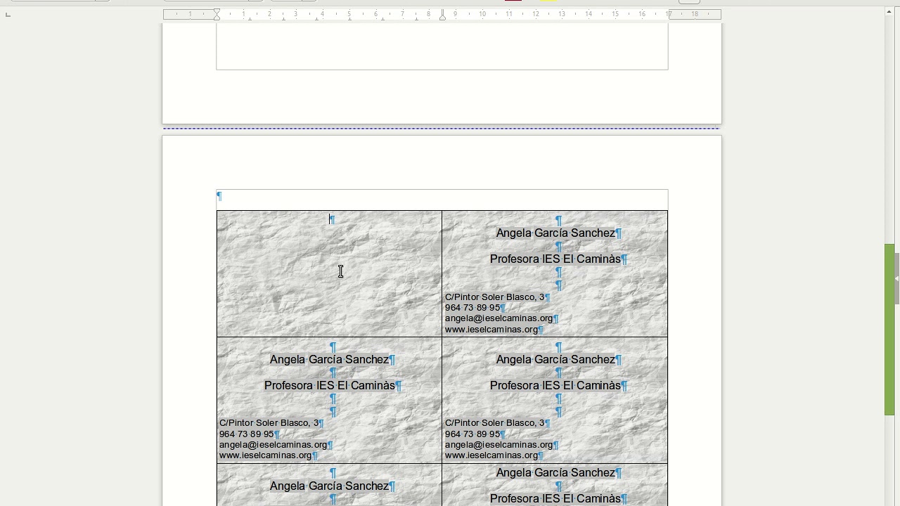 LibreOffice Writer::Insertar referencias cruzadas