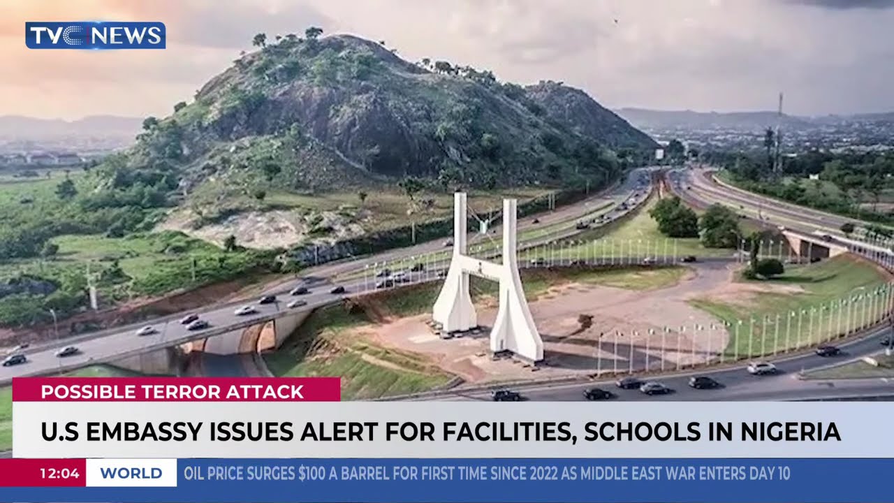 U.S Embassy Issues Alert For Facilities,Schools In Nigeria