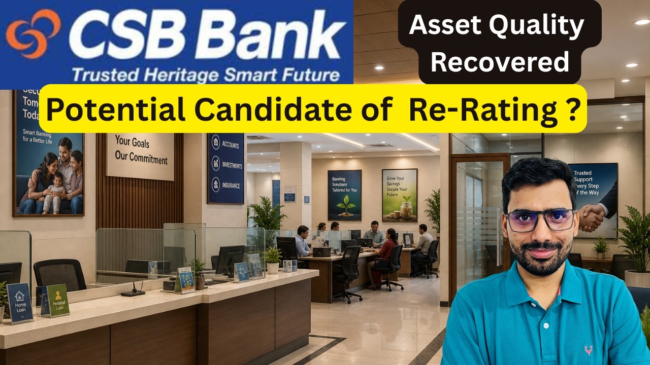CSB Bank ⚡ Asset Quality Recovered 🚀 Potential Candidate for the Re-Rating ?